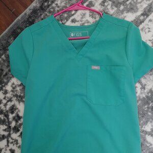 Figs Caterina Top Surgical Green